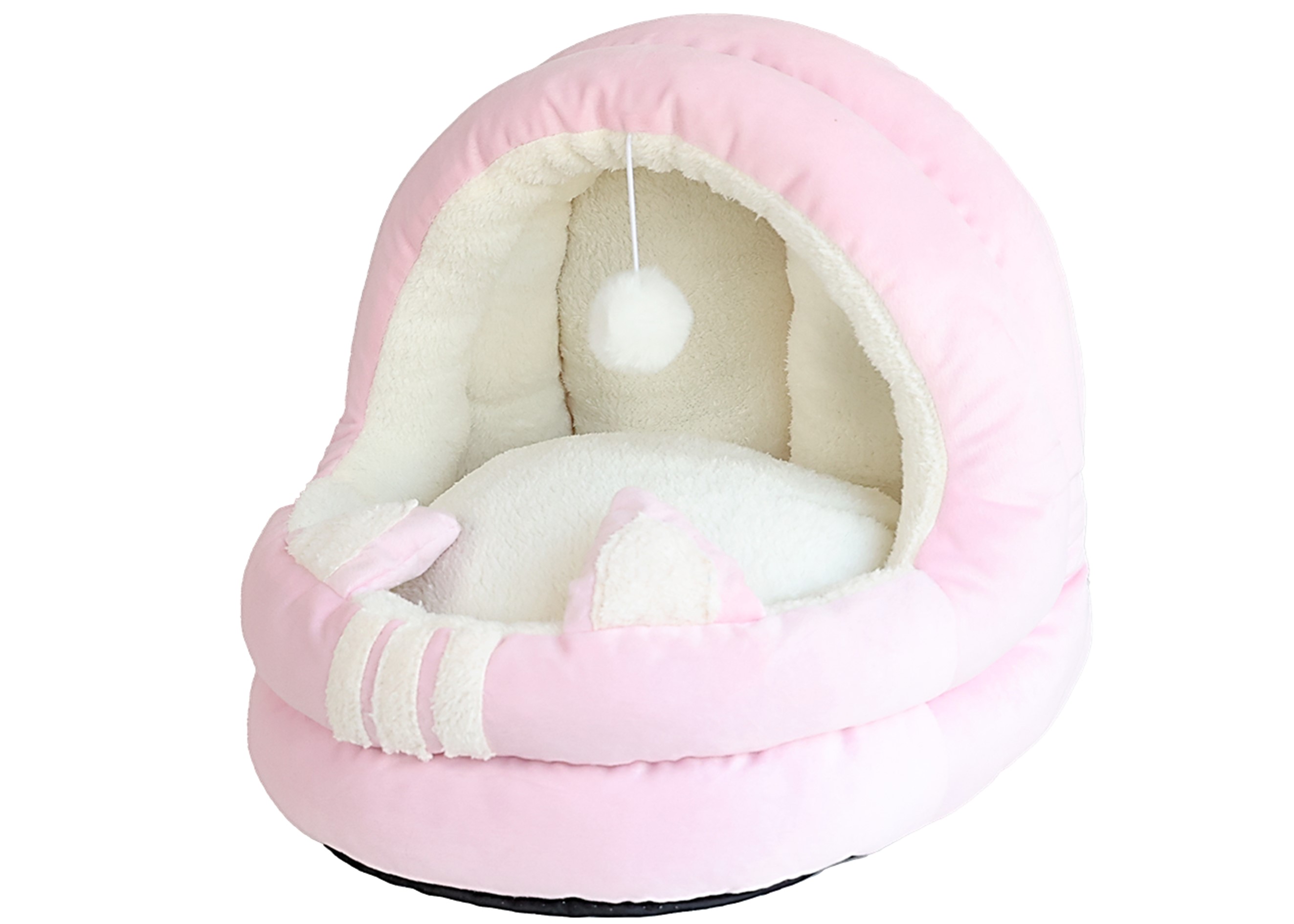UNIQ PETS kočičí pelíšek KITTY růžový 40x40x35cm