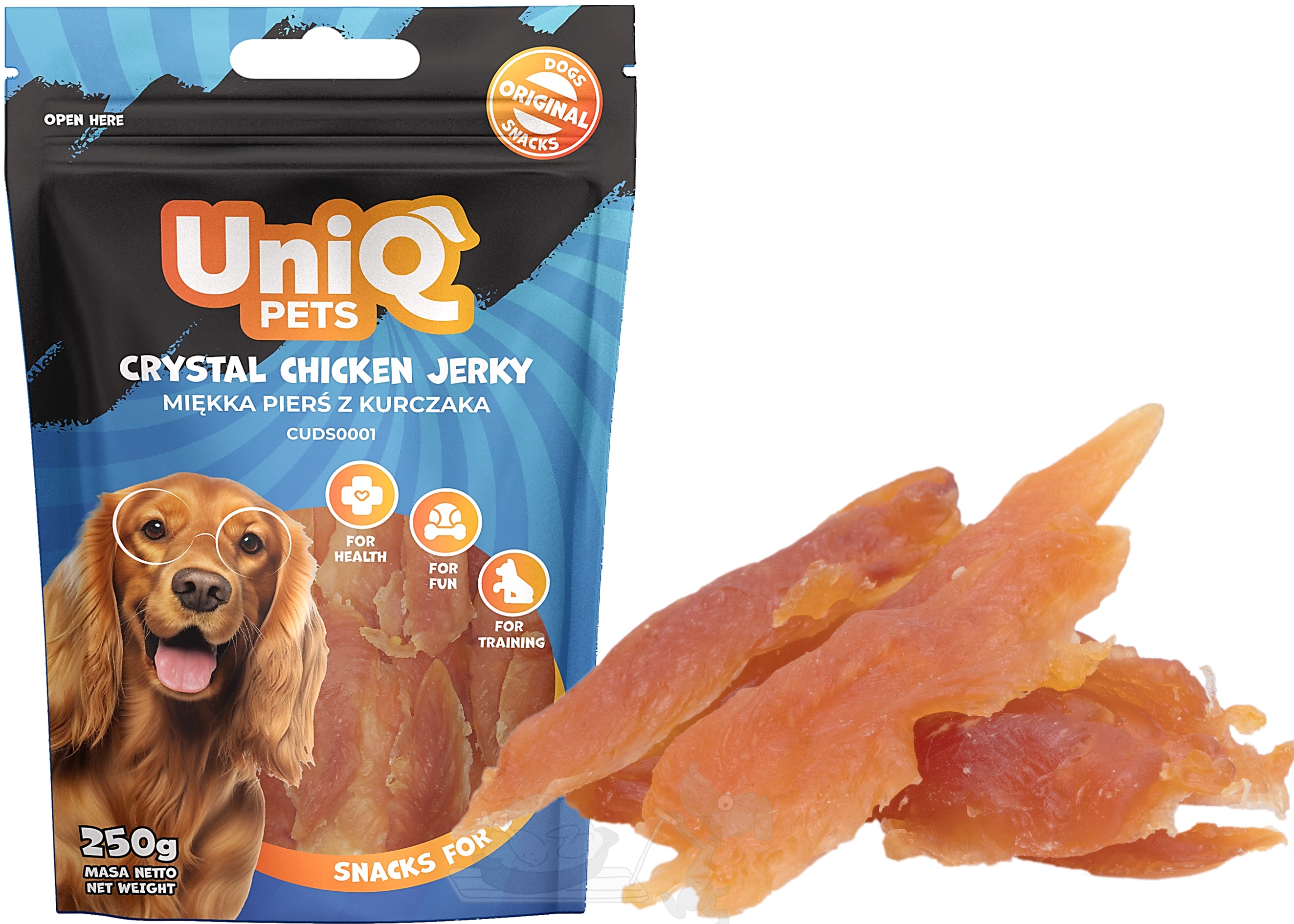 UNIQ PETS Kuřecí prsa 250g (měkká)