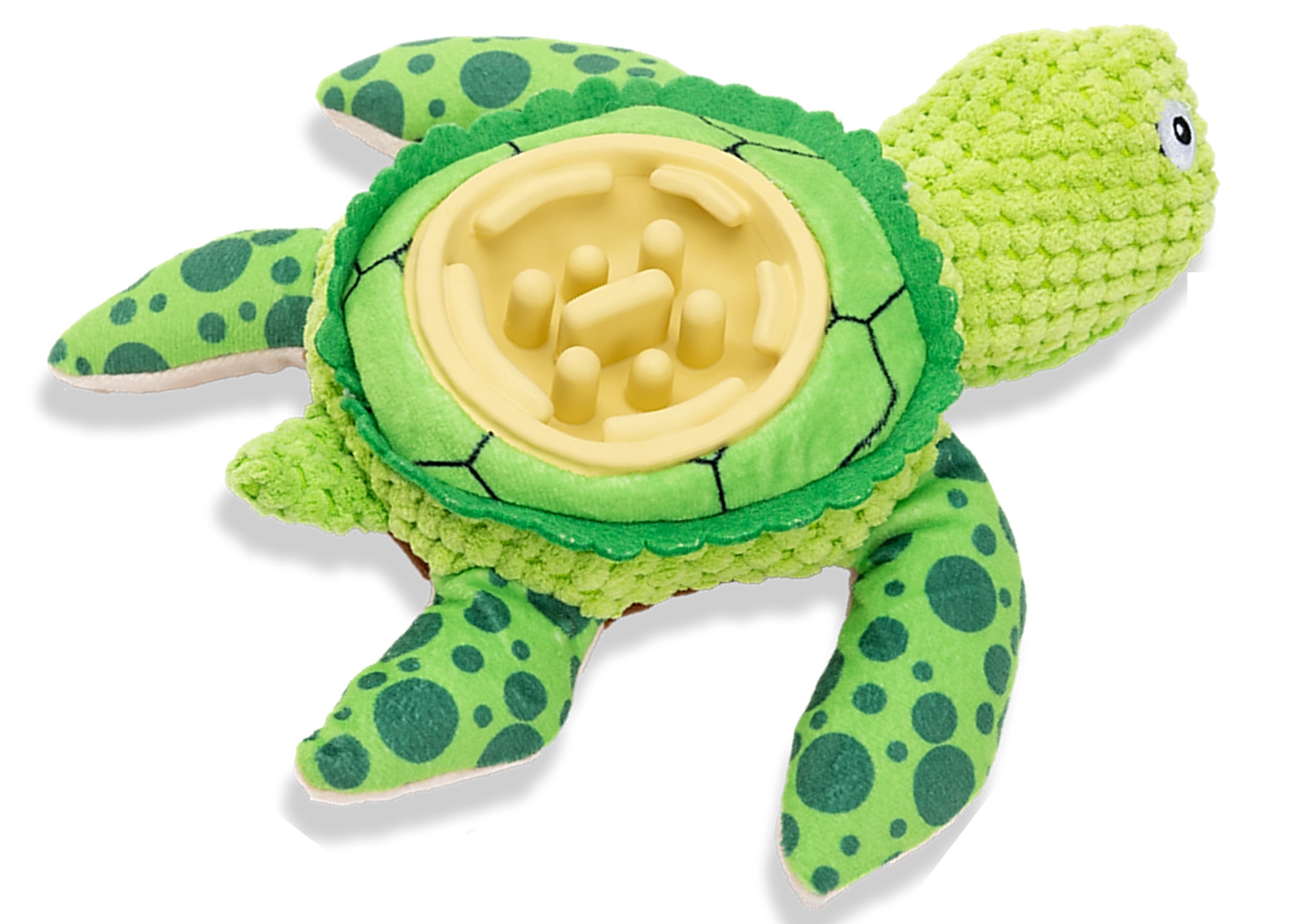 UNIQ PETS interaktivní želva – plyš.hračka s lízací podložkou a pískátkem 24,5×21,5×7cm