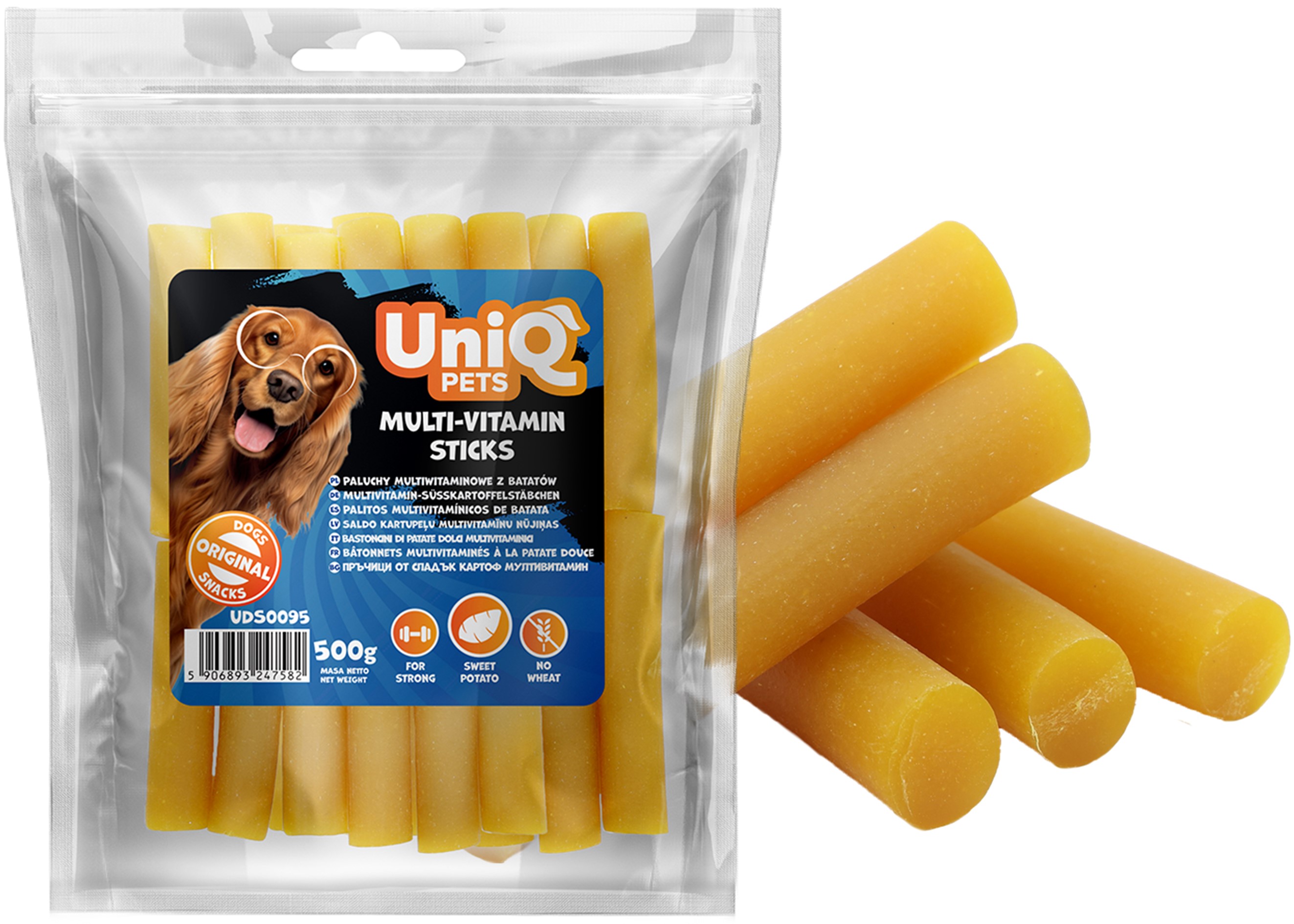 UNIQ PETS multivitamínové tyčinky 500g